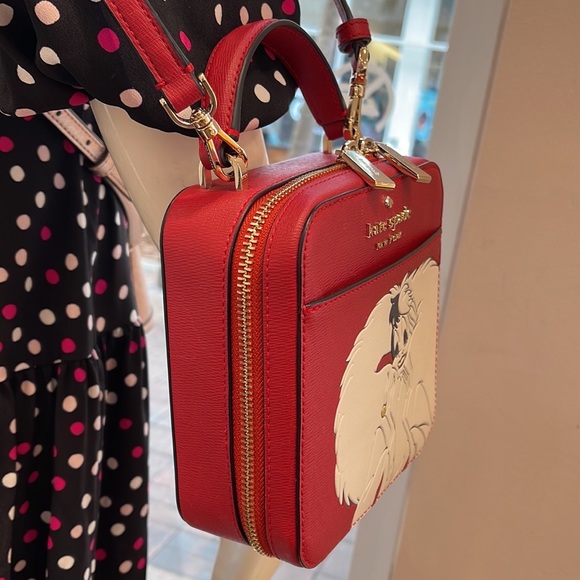 Kate Spade Disney X Kate Spade New York Vanity Cruella Crossbody Bag - Picture 14 of 16